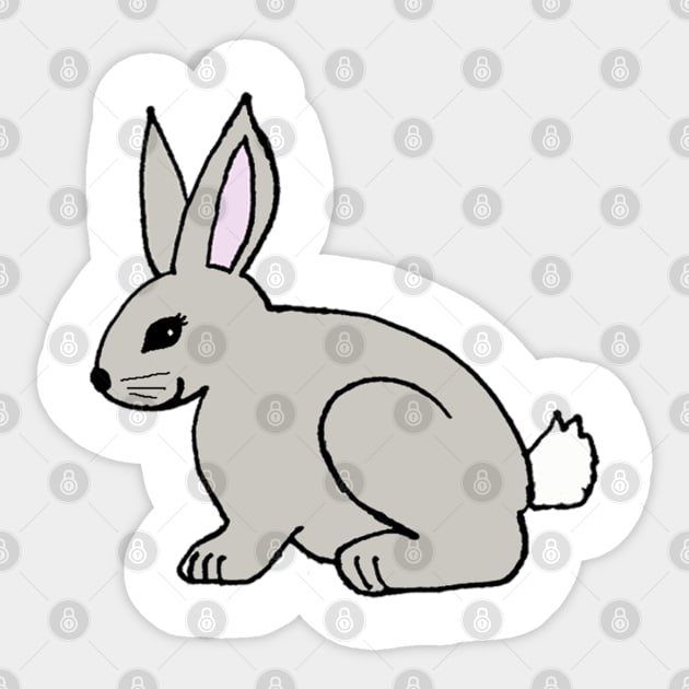 Rabbit Sticker by wanungara